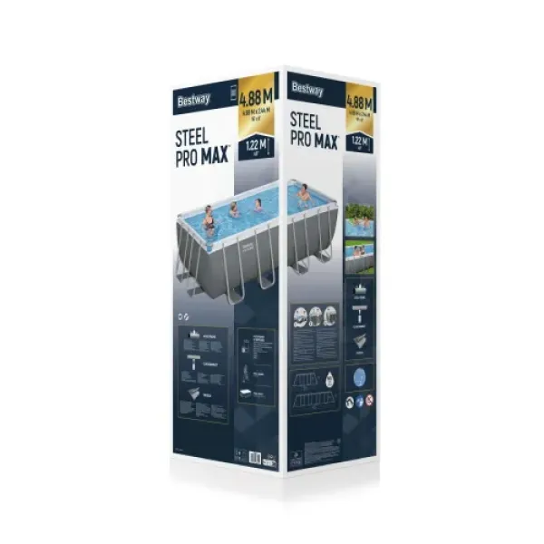 Каркасный бассейн Bestway 488x244x122 6в1 56670