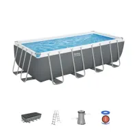 Каркасный бассейн Bestway 488x244x122 6в1 56670