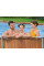 Каркасный бассейн Bestway 610x366x122+доска 10в1+LED 56719