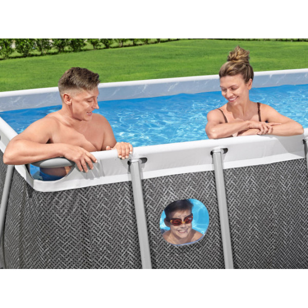 Каркасный бассейн Bestway 488x244x122cm10w1 561MB