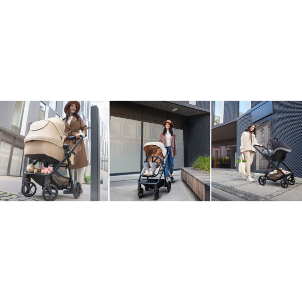 Коляска 3в1 Kinderkraft Newly Mink Pro