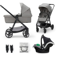 Коляска 3в1 Kinderkraft Newly Mink Pro