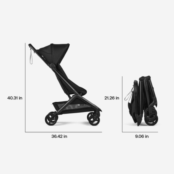 Прогулочная коляска Bugaboo Butterfly 2 HERITAGE BLACK