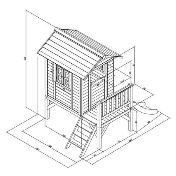 Дитячий будиночок AXI Lodge XL C050.002.81