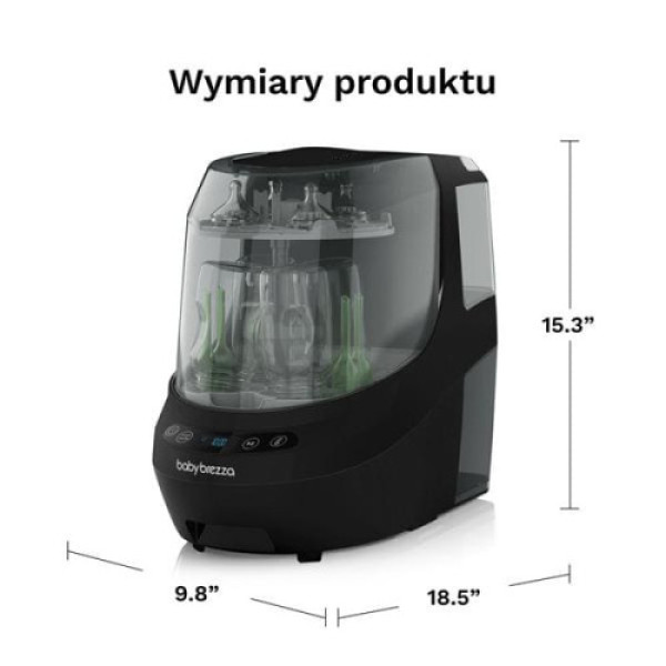 Стерилізатор 3в1 Baby Brezza Bottle Washer Pro Noir Black