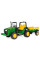 Дитячий Електротрактор Peg-Perego JOHN DEERE DUAL FORCE + прицеп