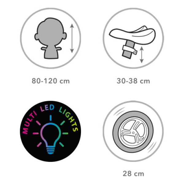 Велобег Kidwell REBEL LED