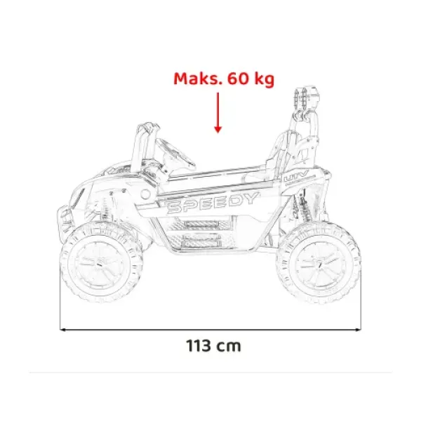 Електромобіль Ramiz Buggy SPEEDY 4x4