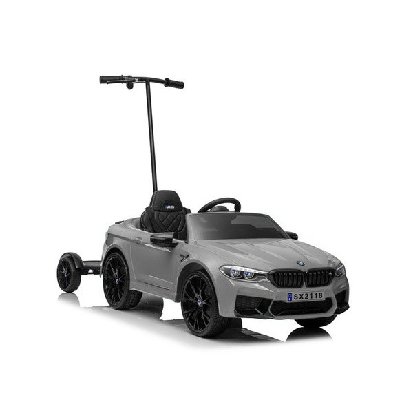 Дитячий електромобіль LEANToys BMW M5 з платформою для батьків лакована