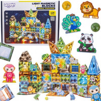 Магнітний конструктор 3D Woopie 124ел.