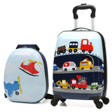 Набор чемодан + рюкзак Nickelodeon VEHICLES BC-P-002