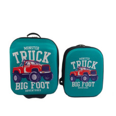 Набор чемодан + рюкзак Nickelodeon MONSTER TRUCK BC-ZIE-003