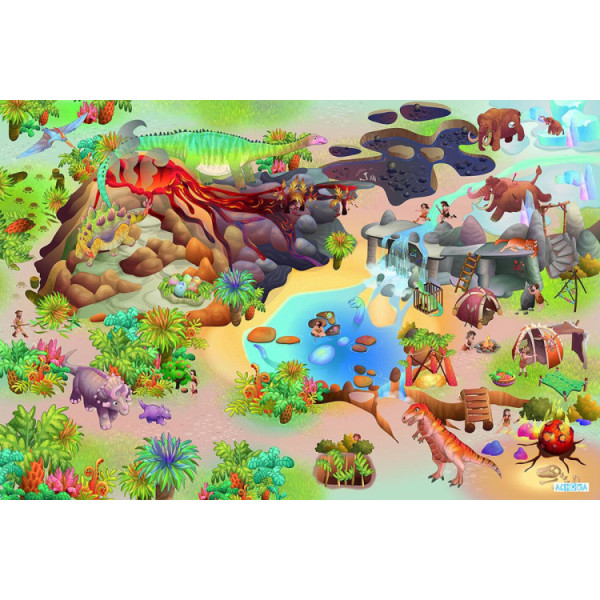 Ігровий мат Nickelodeon 100X150 Латексний 3D ефект