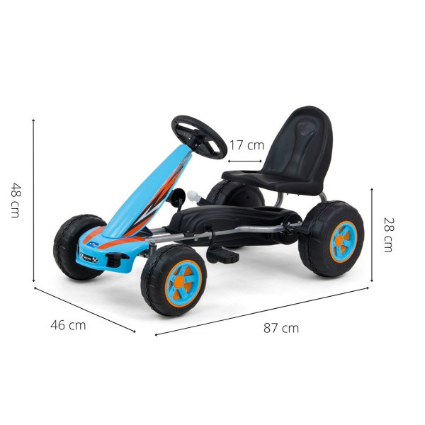 Велокарт Milly Mally Gokart на педалі Viper