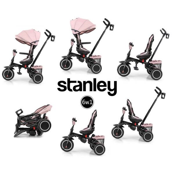 Трехколесный велосипед Milly Mally Stanley Rubber New
