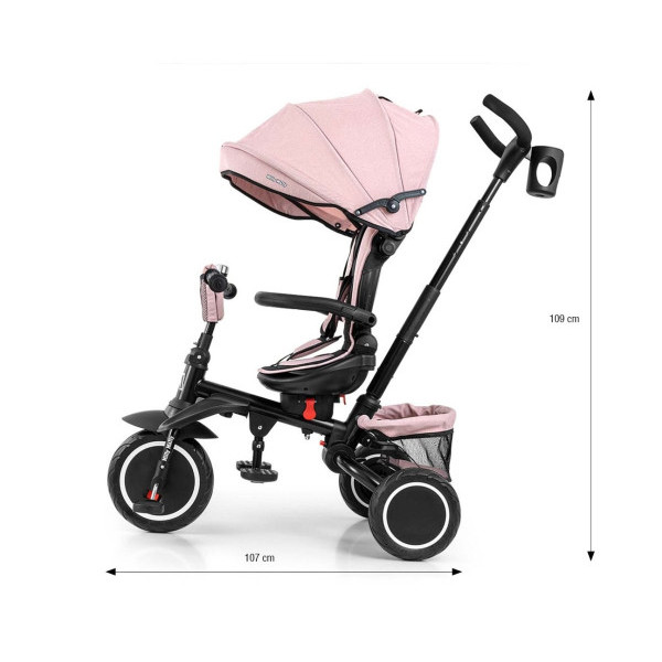 Трехколесный велосипед Milly Mally Stanley Rubber New