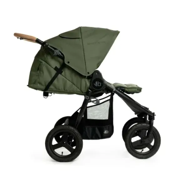 Прогулянкова коляска для двійні Bumbleride Indie Twin Olive