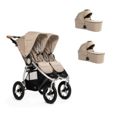 Коляска 2в1 для двойни Bumbleride Indie Twin Sand