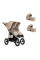 Коляска 2в1 для двойни Bumbleride Indie Twin Sand