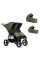Коляска 2в1 для двійні Bumbleride Indie Twin Olive