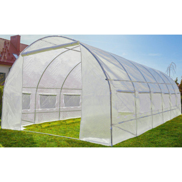 Теплица-парник с окнами 24 м2 FunFit 800х300х200