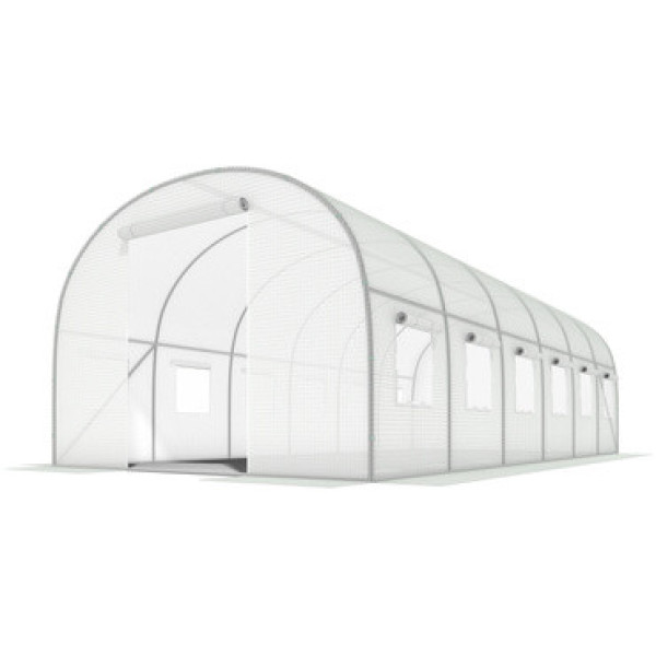 Теплица-парник с окнами 24 м2 FunFit 800х300х200