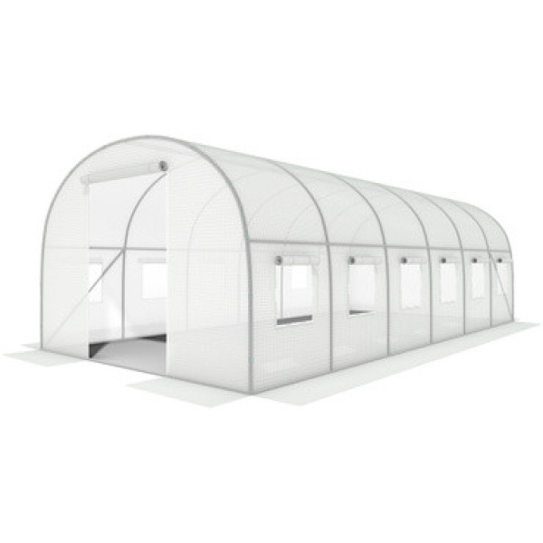 Теплица-парник с окнами 24 м2 FunFit 800х300х200