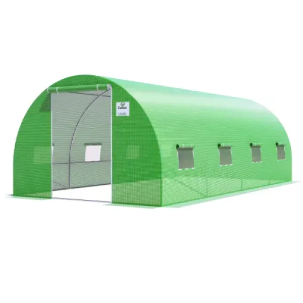 Садовая теплица-парник 18m2 Cultivo 3x6x2 (1 дверь)