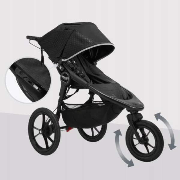 Коляска 2в1 Baby Jogger Summit X3 Midnight Black