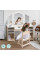 Детский туалетный столик Mamabrum с табуретом и LED подсветкой MAM238 VANITY TABLE
