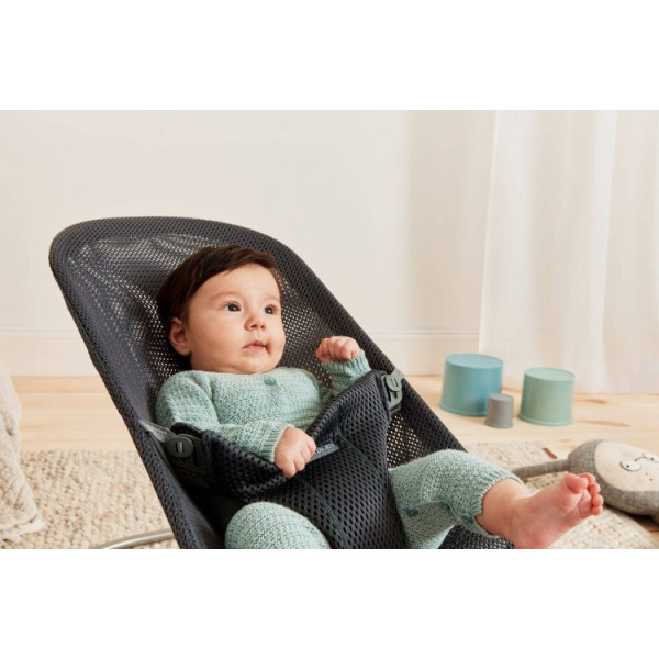 Шезлонг BabyBjorn Bouncer Bliss MESH + игрушка