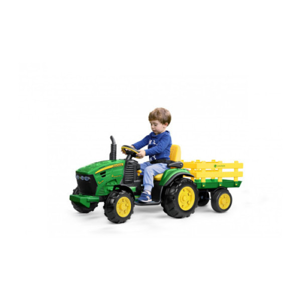 Электротрактор Peg-Perego John Deere Ground Force + пульт управления