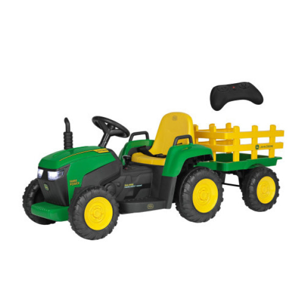 Электротрактор Peg Perego John Deere Farm Power 12V + пульт управления