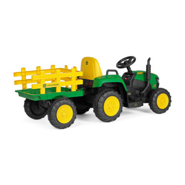 Электротрактор Peg Perego John Deere Farm Power 12V + пульт управления