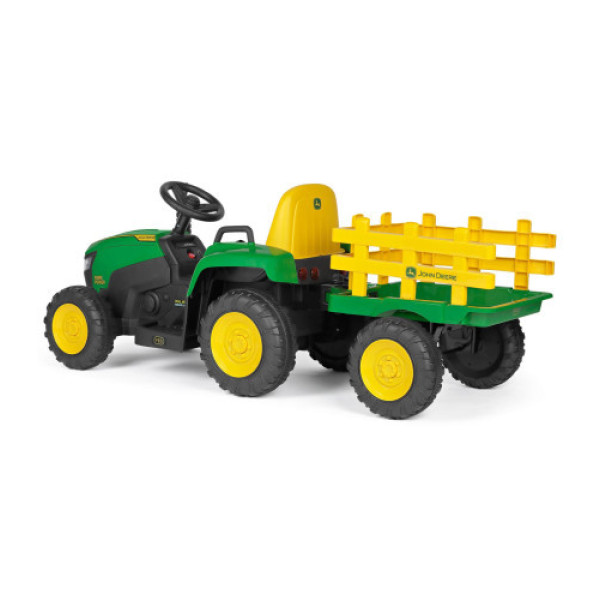 Электротрактор Peg Perego John Deere Farm Power 12V + пульт управления