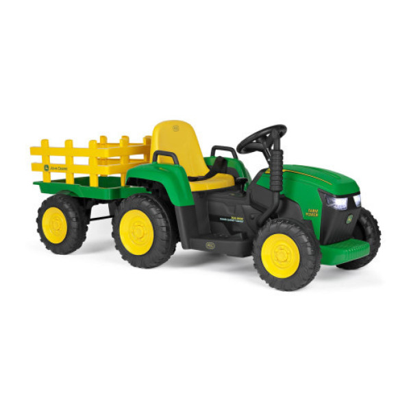 Электротрактор Peg Perego John Deere Farm Power 12V + пульт управления