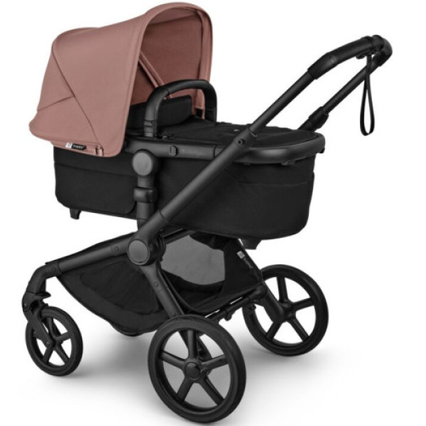 Коляска 2в1 Bugaboo Fox 5 Renew Black / Dusty Pink