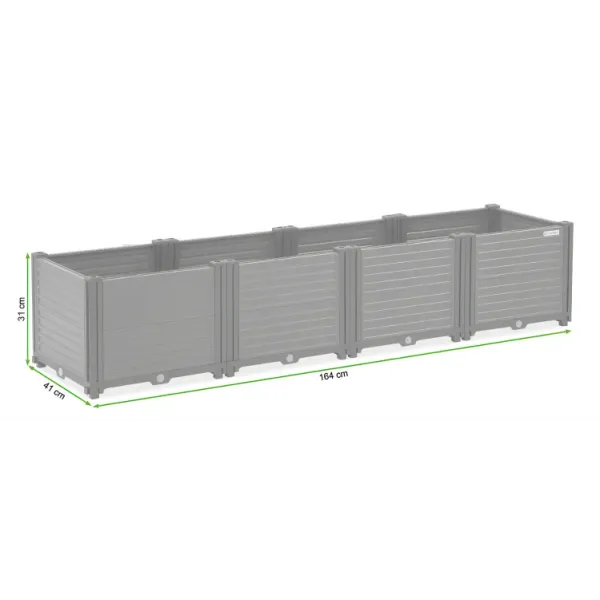 Підвищена клумба - грядка Cultivo GROW BOX XL 164x41x31cm  005439