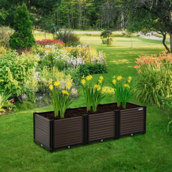 Повышенная клумба - грядка Cultivo GROW BOX L 123x41x31cm 005438