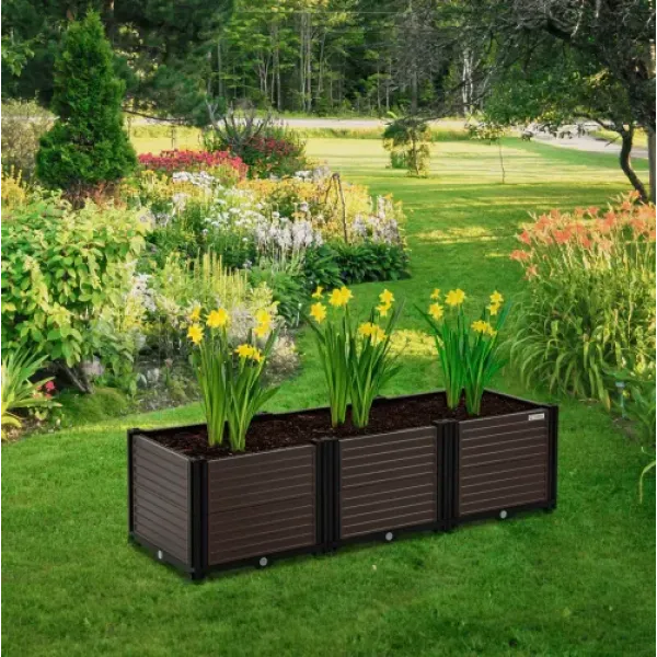 Підвищена клумба - грядка Cultivo  GROW BOX PLUS L 123x41x45CM 008517
