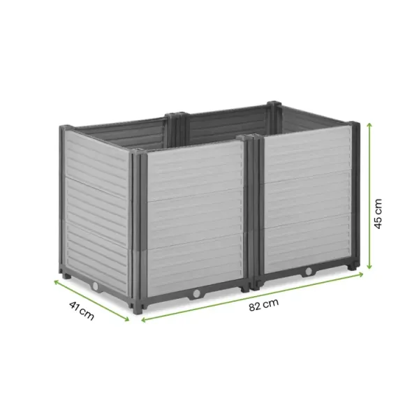 Повышенная клумба - грядка Cultivo GROW BOX PLUS M 82x41x45CM 008516