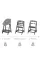 Стульчик для кормления/шезлонг 2в1 Roba Born Up Gray