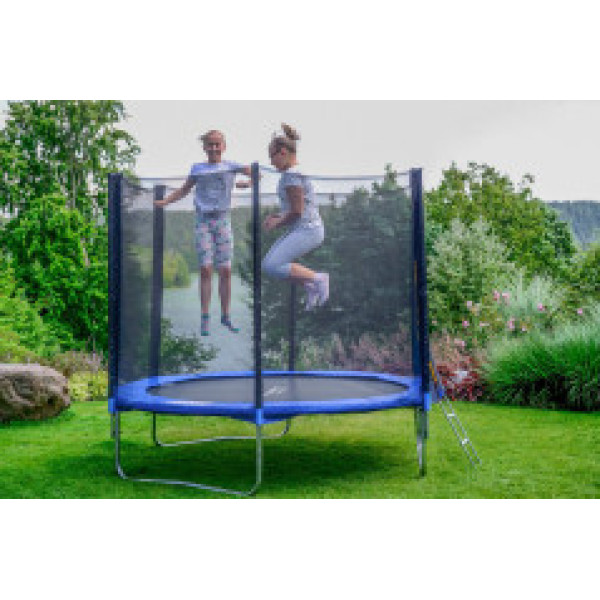 Батут для детей FunFit с стремянкой 252см 841