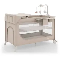 Кроватка-манеж Kinderkraft LEODY UP + аксессуары