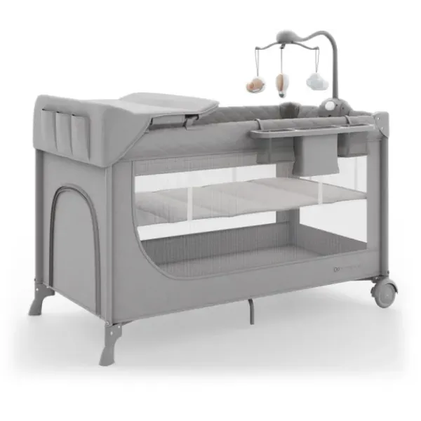 Кроватка-манеж Kinderkraft LEODY UP + аксессуары