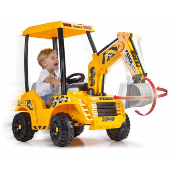Детский экскаватор Feber Super Digger LT 12V FEB17000