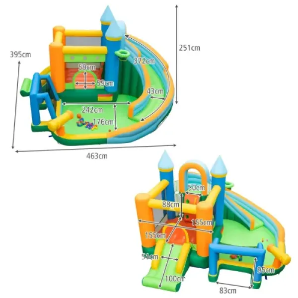 Надувной игровой комплекс Costway 5949