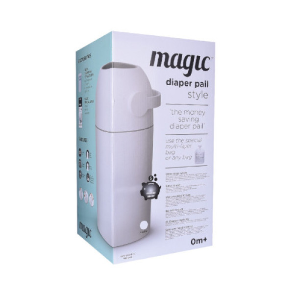 Смітник для підгузків Magic Majestic 40 л (на 25 шт.) + пакети White MA-C110WH 2