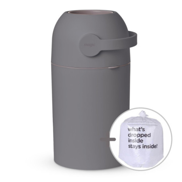 Смітник для підгузків Magic Majestic 40 л (на 25 шт.) + пакети Grey MA-C110GR 2