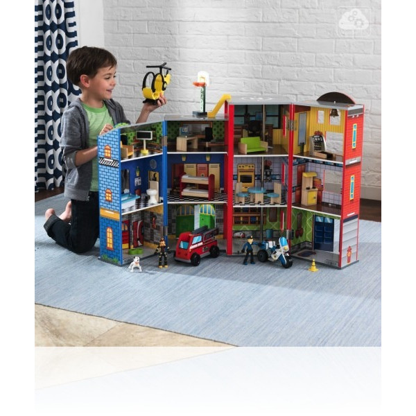 Игровой набор KidKraft Everyday Heroes Wooden Play Set 63239